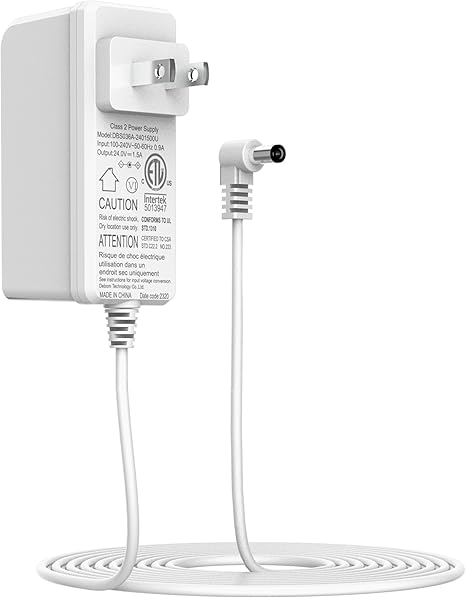 (image for) Air Purifier Power Adapter Charger Suitable for Jafända JF180/JF260 Replacement Charger 24V 1.5A(Siz